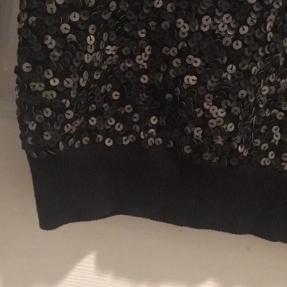 Express black sequence sweater size small - Picture 4 of 5